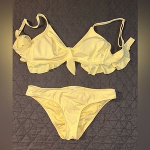Yellow bikini set